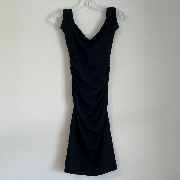 NWT Susana Monaco Black Bodycon Dress Sweetheart Neck Women’s XS - Picture 4 of 5